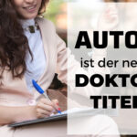 Autor ist der neue Doktortitel